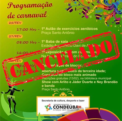 Carnaval Cancelado